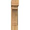 Ekena Millwork Imperial Block Rough Sawn Bracket w/ Offset Brace, Western Red Cedar, 8"W x 22"D x 34"H BKT0806X22X34IMP05RWR - alternate 2
